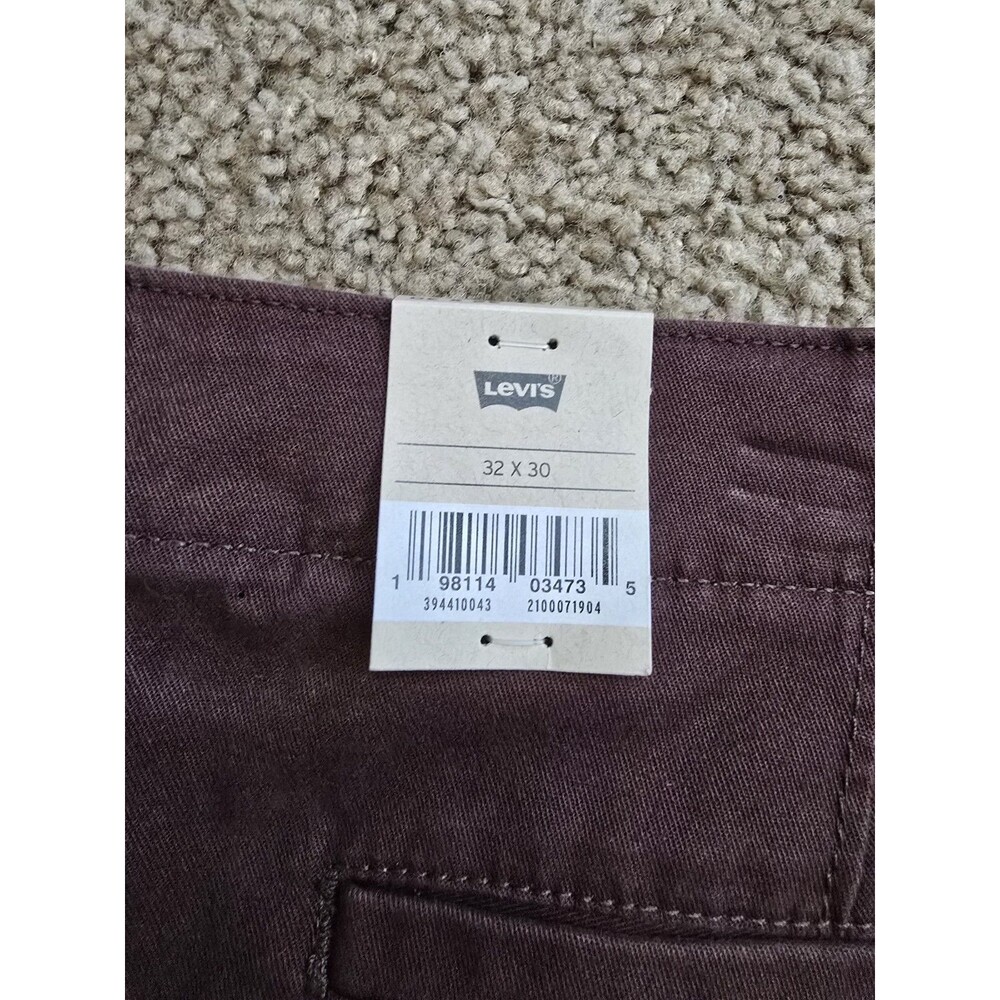 Levi’s XX Cargo Taper Pants Men's 32x30 Delicioso Brown Stretch Poplin Chino NEW - Picture 6 of 11